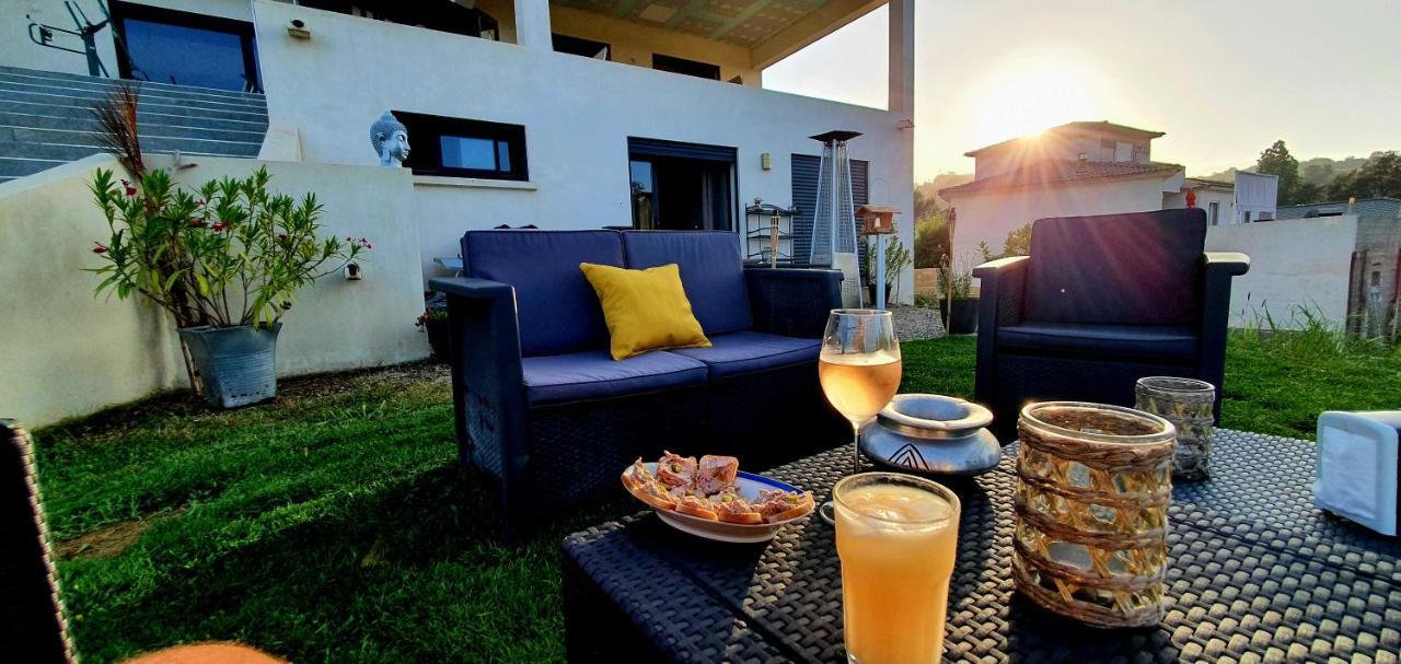 Villa Bistinetti Rez De Villa Tout Confort Avec Piscine Penta di Casinca المظهر الخارجي الصورة